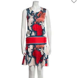 Victoria Beckham Printed Dress
